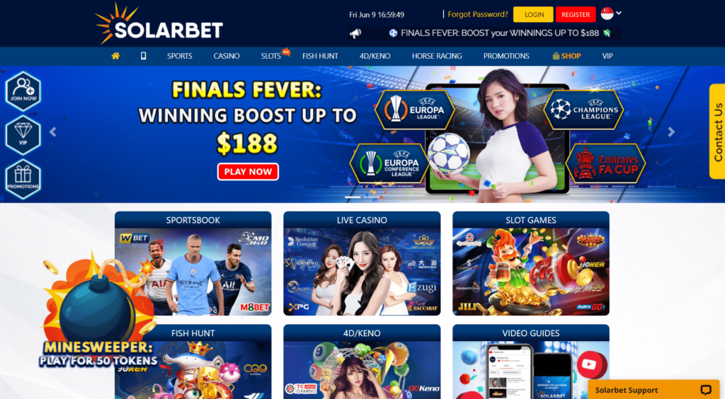 SolarBet-Site Interface