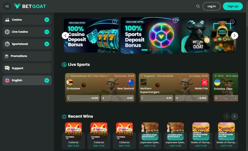 BetGOAT-Bitcoin Gambling & Crypto Casino