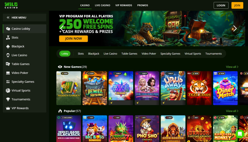 Wild Casino-Bitcoin Gambling & Crypto Casino